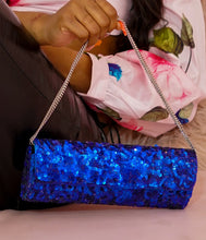 Load image into Gallery viewer, Jazz clutch - Cobalt
